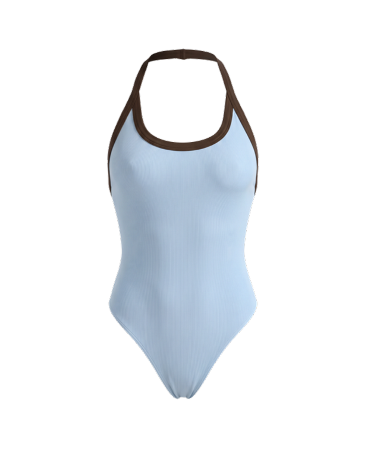 Body 06001 | Azul Claro / Sesgo Café | mockup